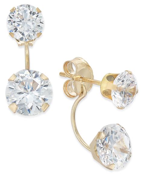 macys cz earrings